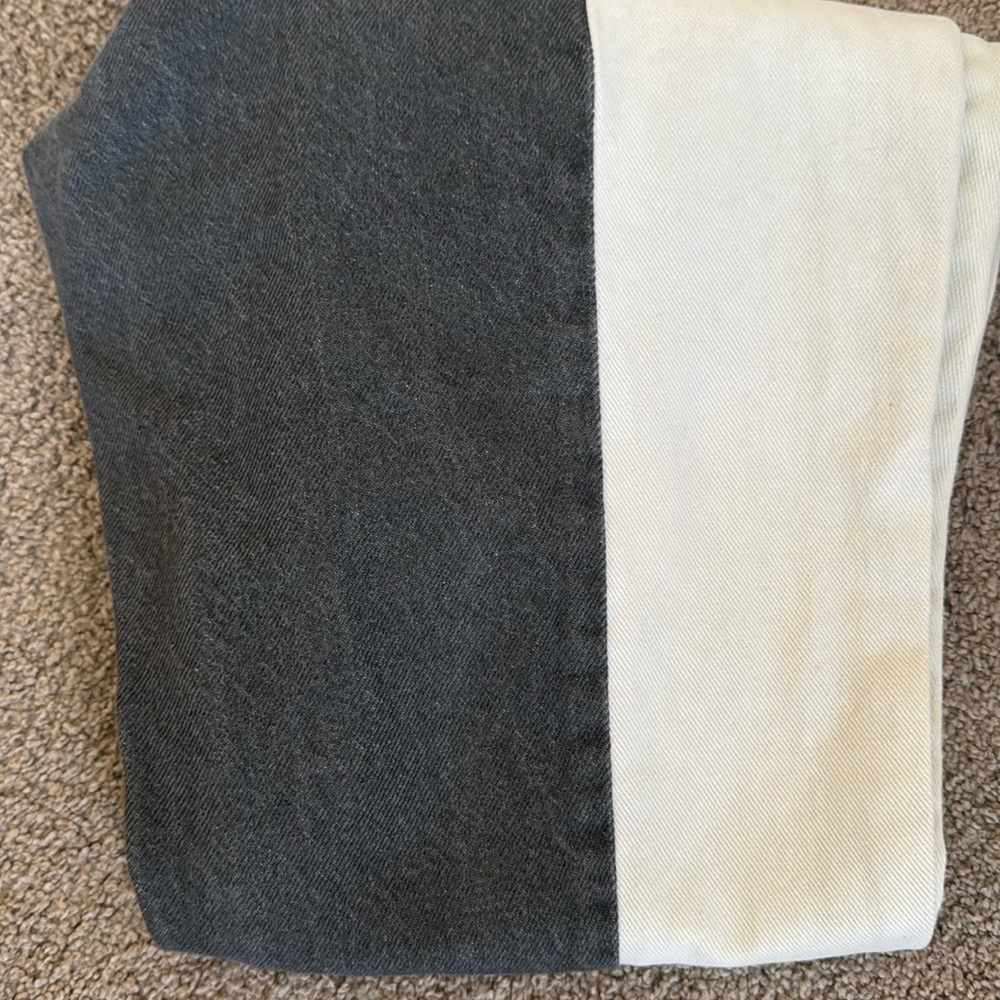 PACSUN • Women’s Two-Toned Jeans Gray and White High Rise Straight Size- 28 - Picture 6 of 6